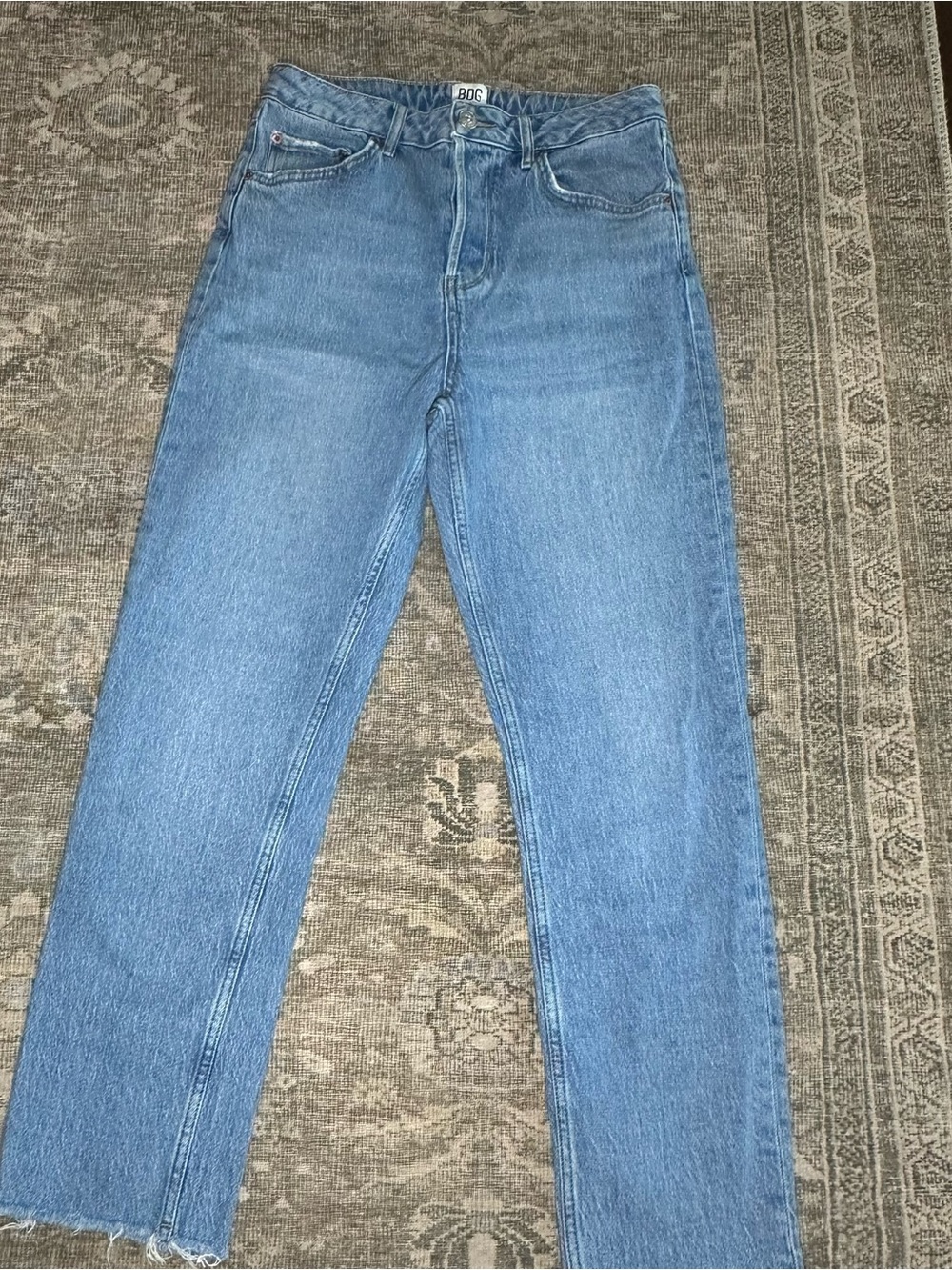 BDG Urban Outfitters Dillon Women’s Slim Straight Raw Hem Ankle Jeans 30x32